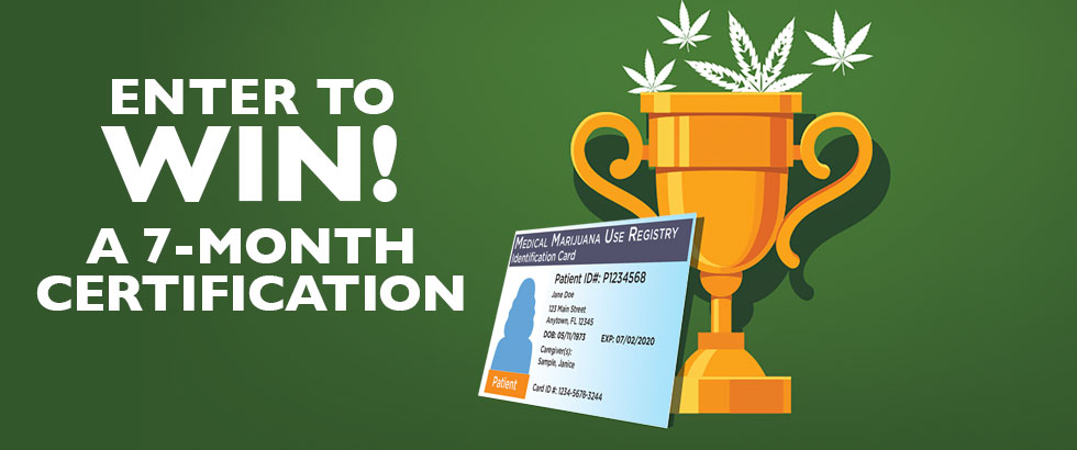 Win a Free 7-Month Medical Marijuana Certification in June
